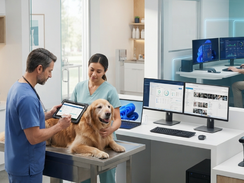 Veterinary-computer-support